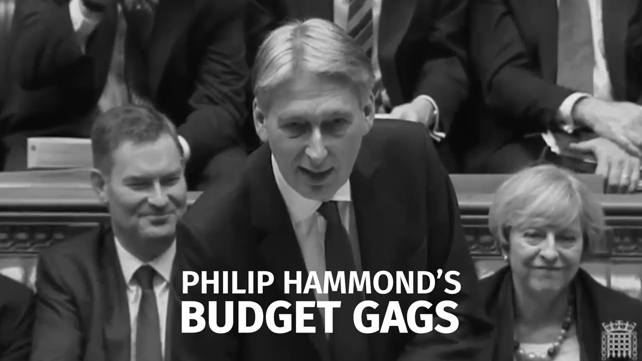 Budget 2017: Gags and gaffes from Philip Hammond's first budget
