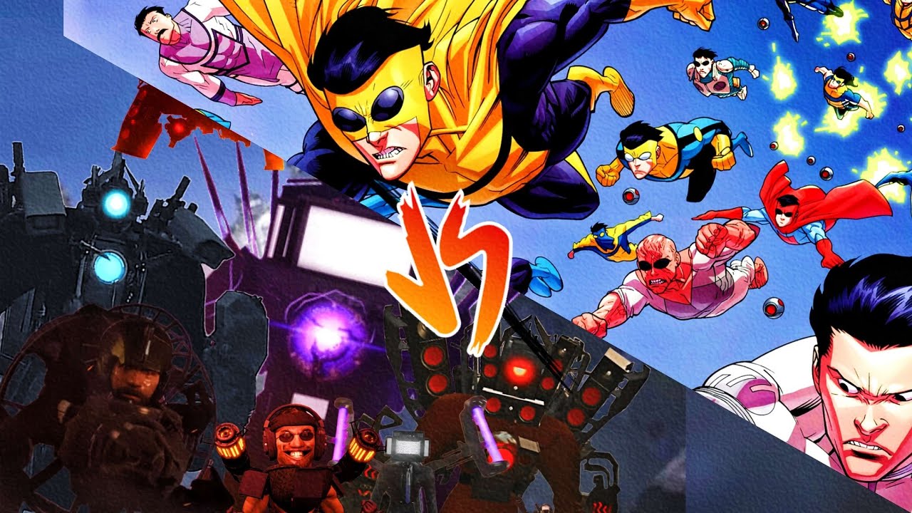 ¡Skibidi Verso 🆚 Otras Obras de la ficción! Parte 1: Invencible War (Desactualizado)