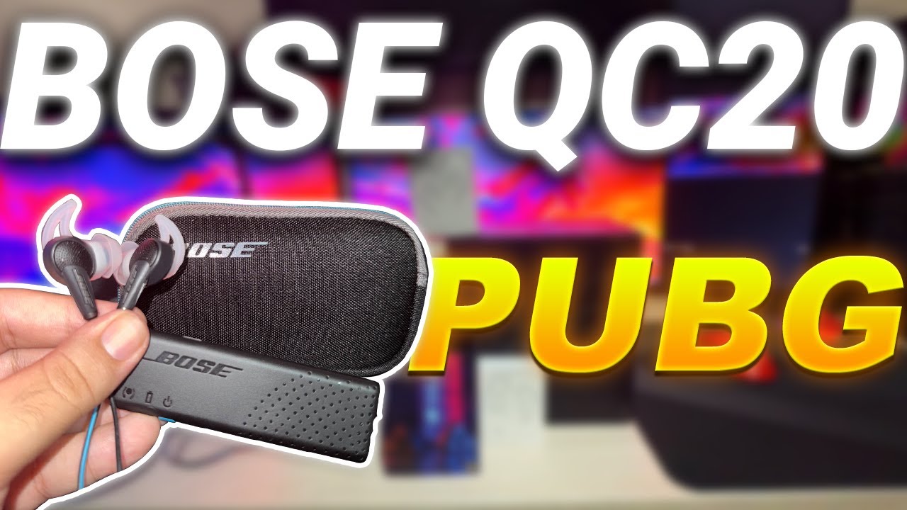 COMPREI O MELHOR FONE PARA O PUBG! | Bose Qc20