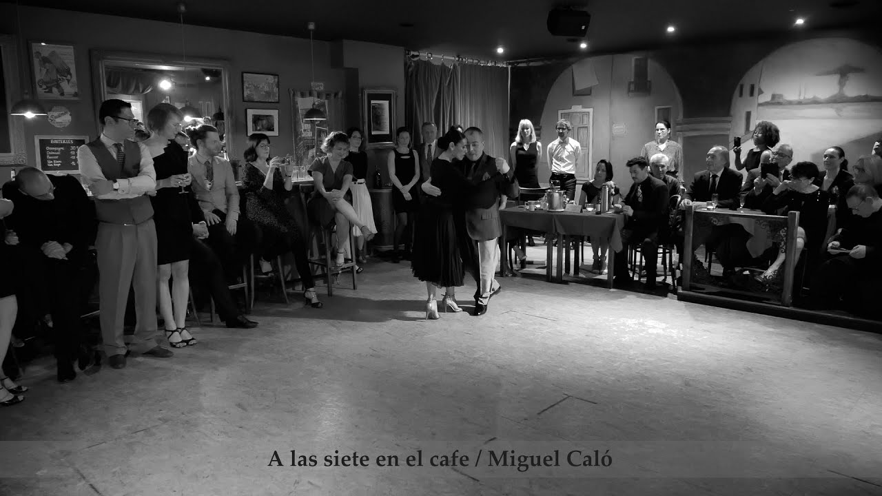 Hernán Alvarez PRIETO & Natalia Hills / A las siete en el cafe / Tangueria du port / Avril 2023 [NB]
