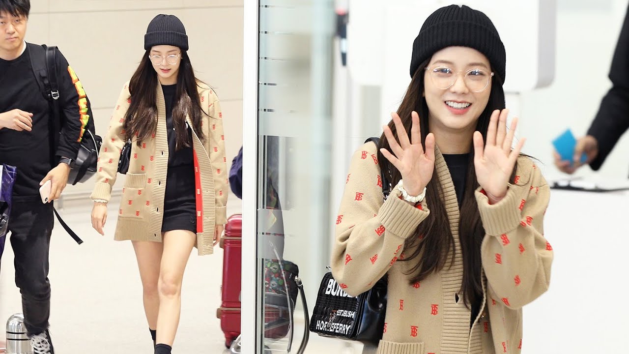 190918 블랙핑크(BLACKPINK) 지수(Jisoo) 입국 Arrival [인천공항] 4K 직캠 by 비몽