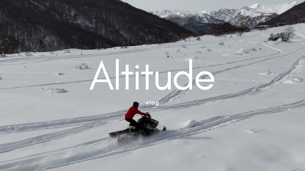 Snow Ride in the Mountains | Polaris 800 Adventure