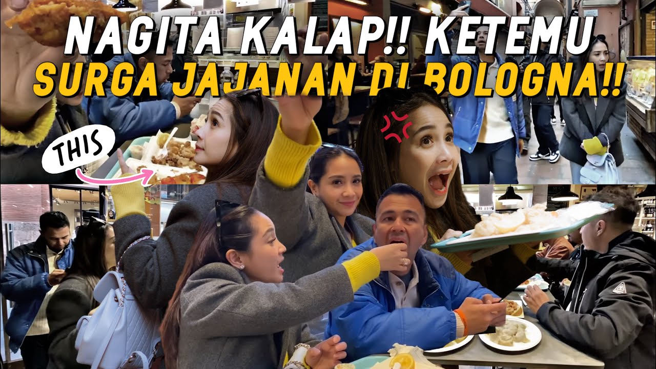 JAJARANS SPESIAL BOLOGNA ITALY!! NAGITA AJAK RIFAT SUNGKAR BORONG JAJARANS SAMPE BEGAH!!