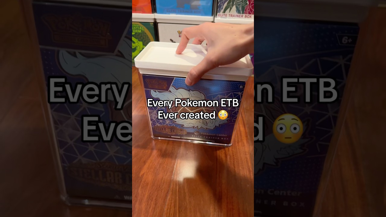 Every Pokemon ETB Ever Created 😳😳 #pokemon