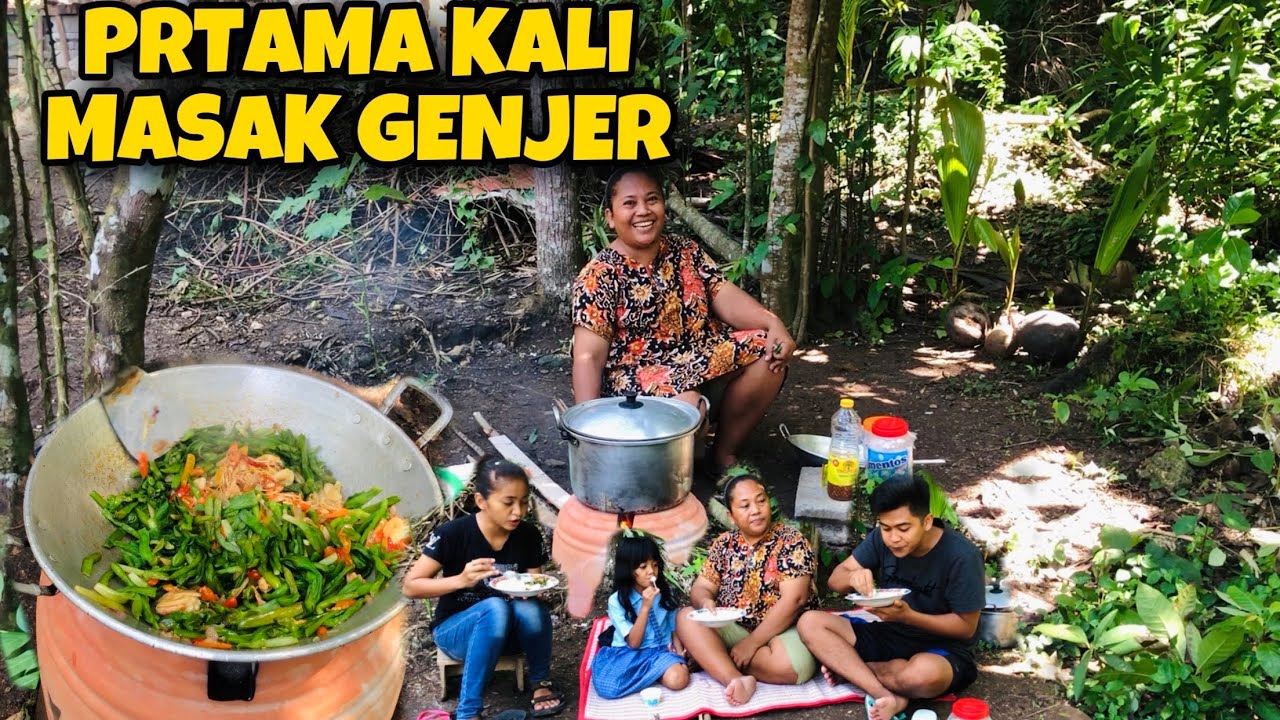 PERTAMA KALI MASAK SAYUR GENJER ||   RASANYA KOG GINI ⁉️