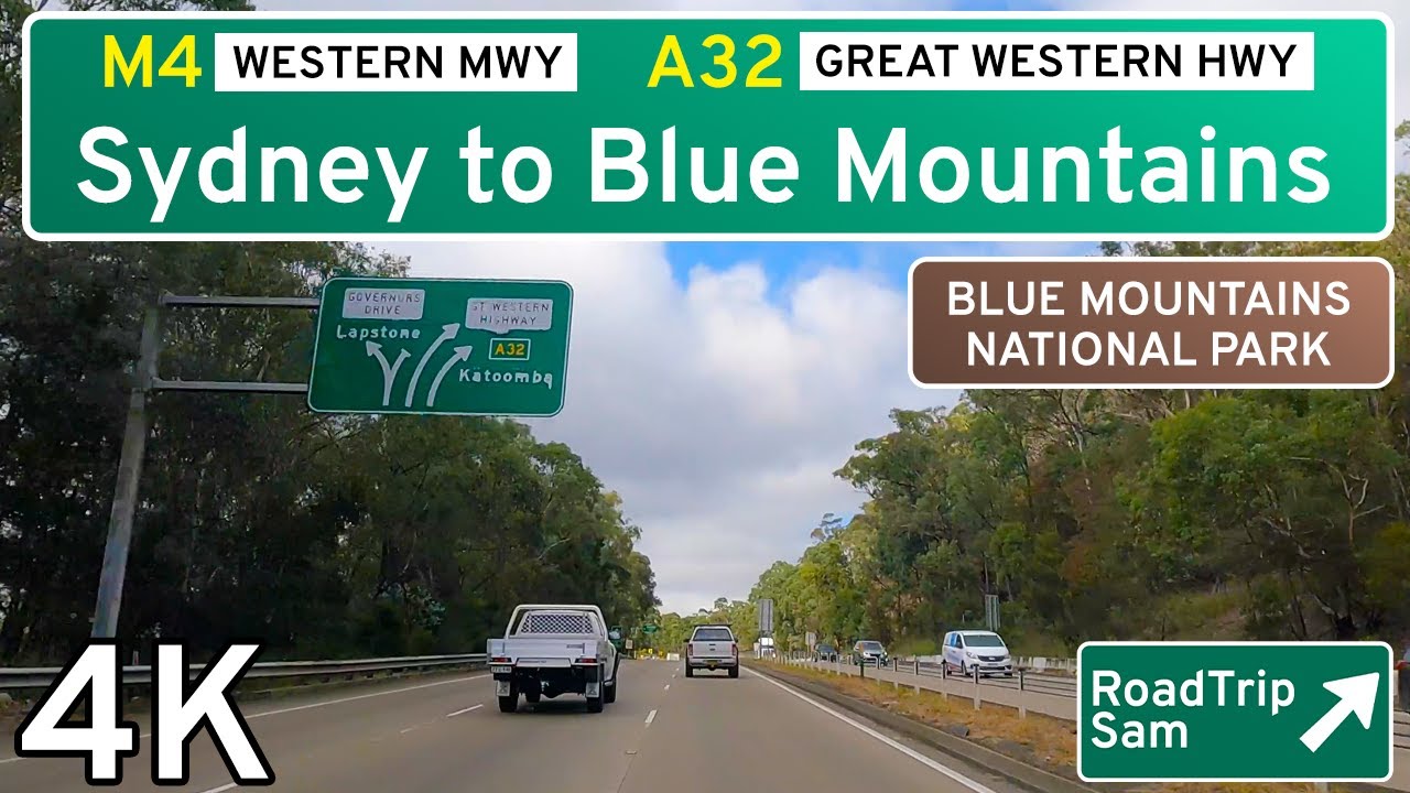 Driving from Sydney to Katoomba - New South Wales, Australia - POV / music