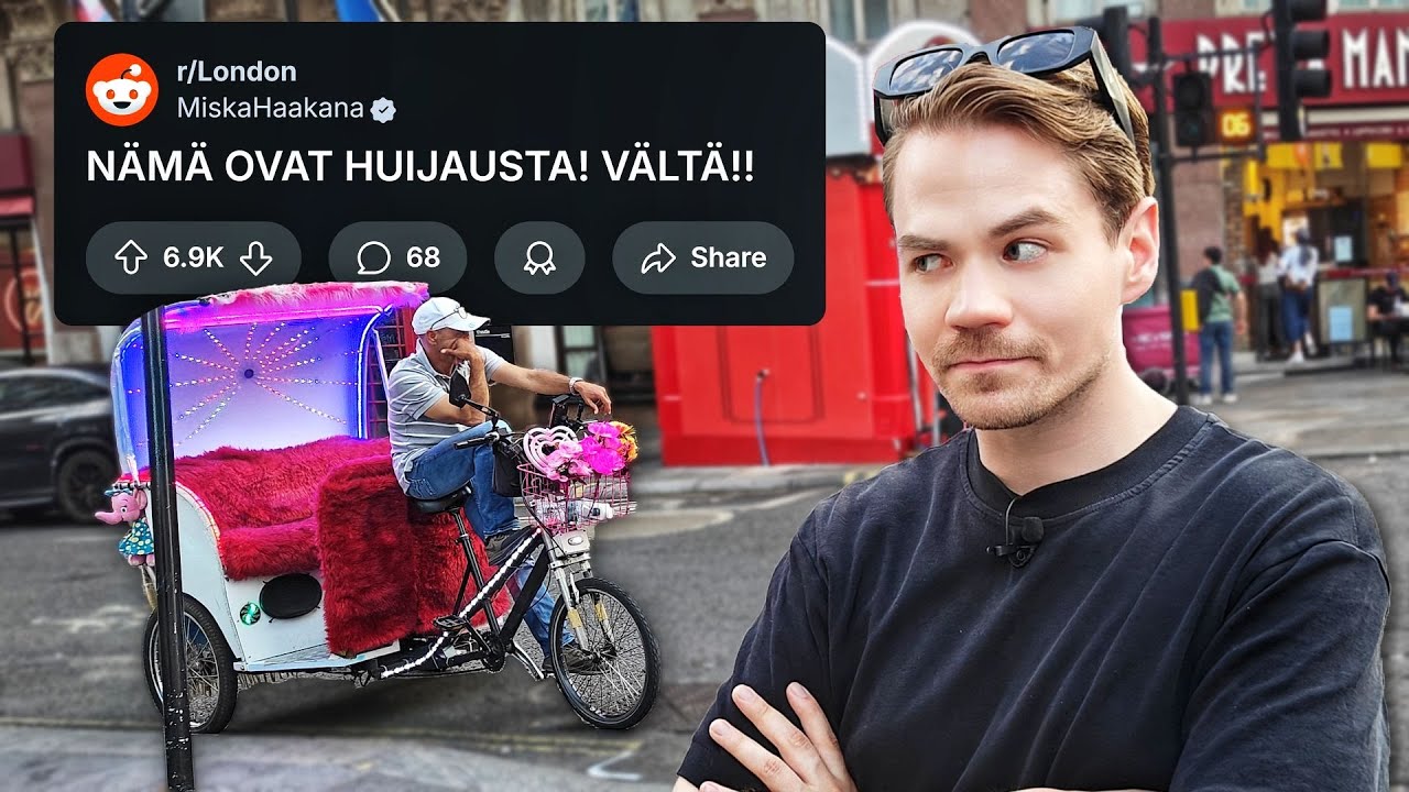 TESTASIN LONTOON SUURIMMAT TURISTIHUIJAUKSET