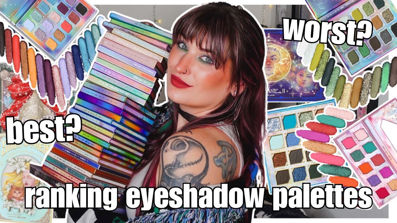 ranking all of my ODEN'S EYE palettes!