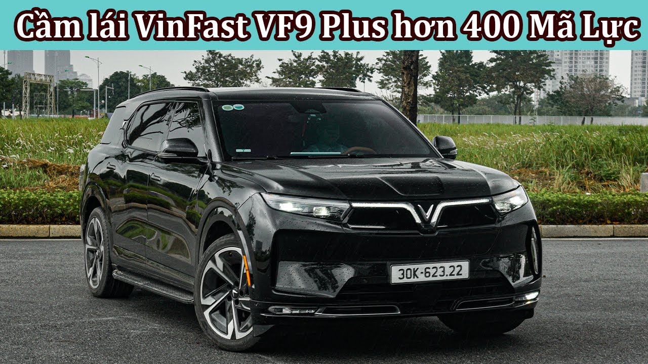 Cầm lái VinFast VF9 Plus hơn 400 mã lực - Nội thất 4 ghế Mát-xa xịn xò