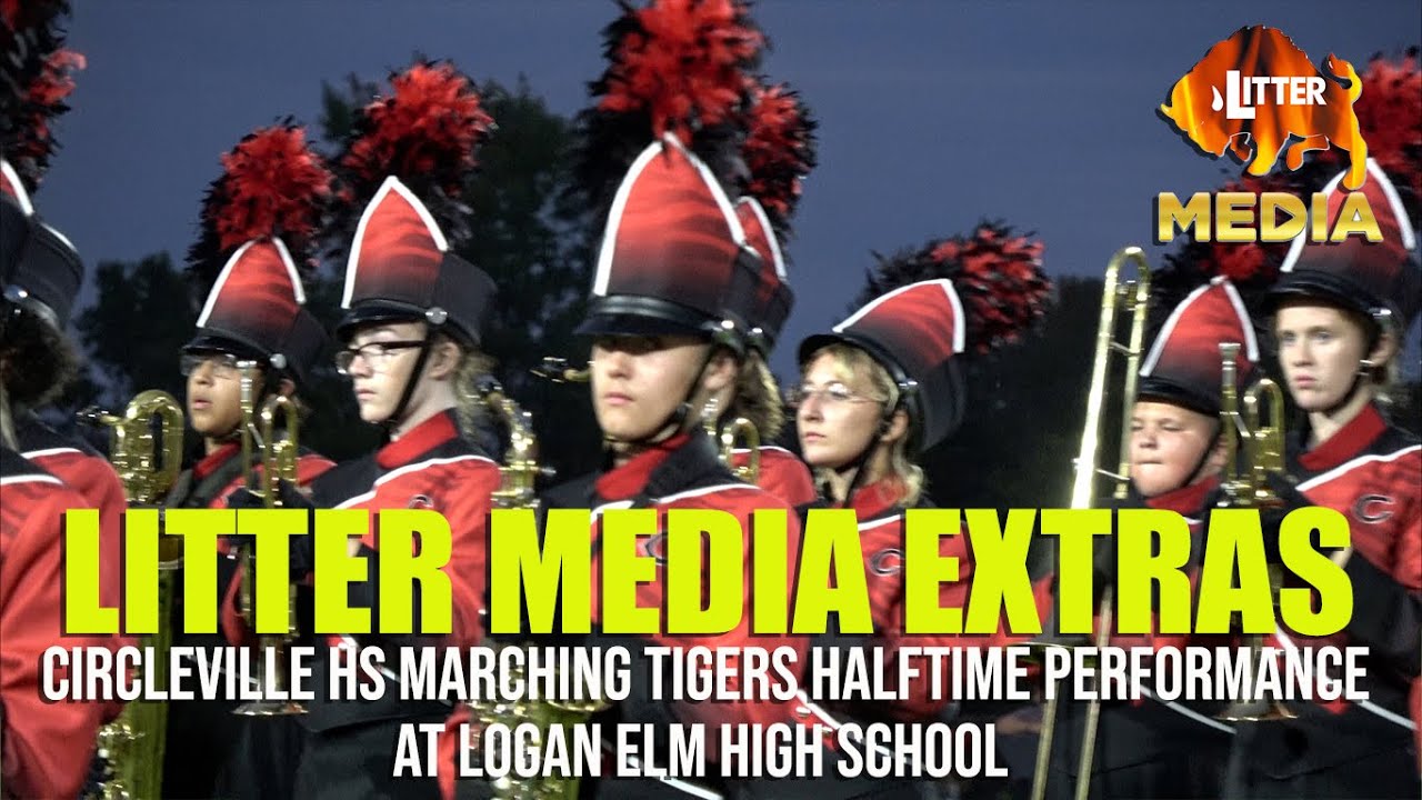 Litter Media Extras: Circleville HS Marching Tigers Halftime Performance at Logan Elm Sept. 9, 2023