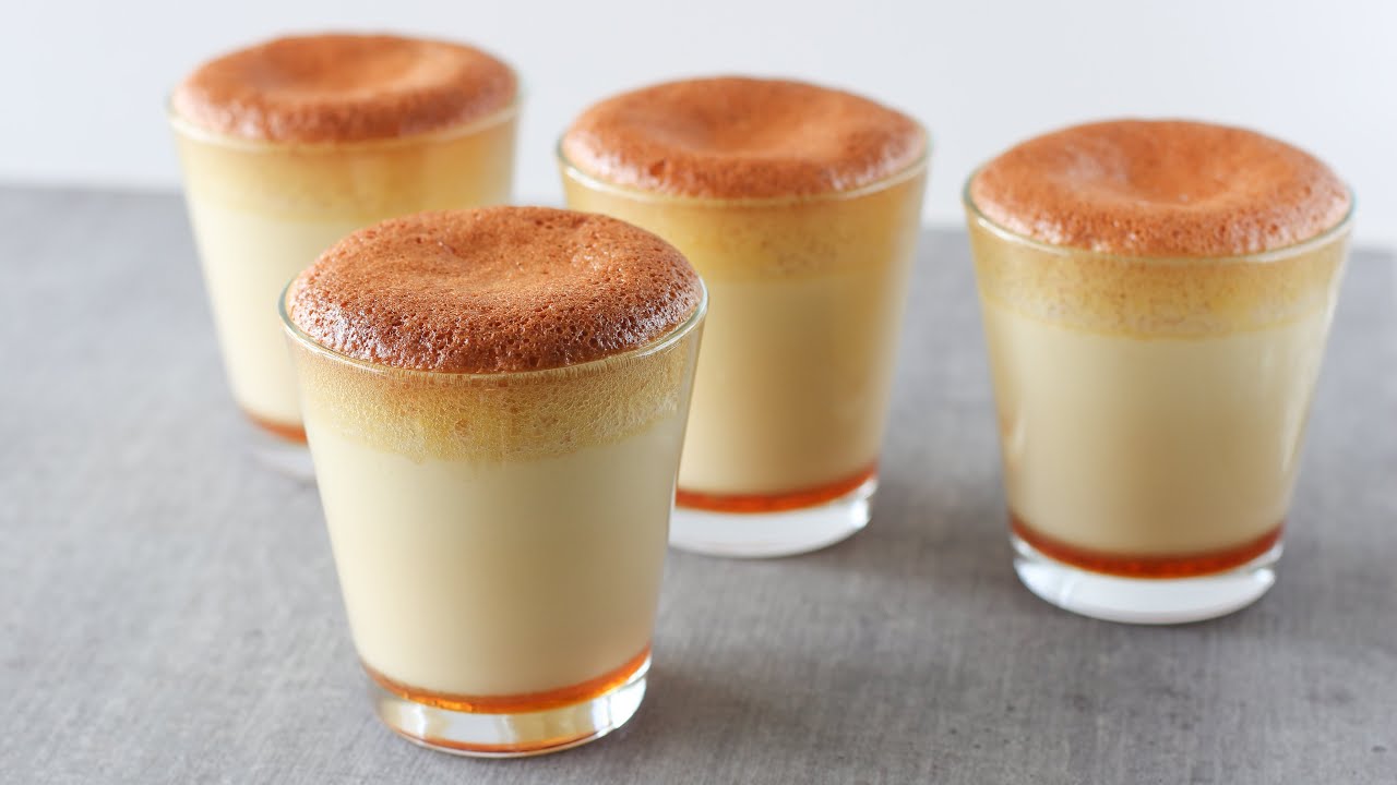 Castella Caramel Pudding | Creme Caramel Custard with Castella Cake