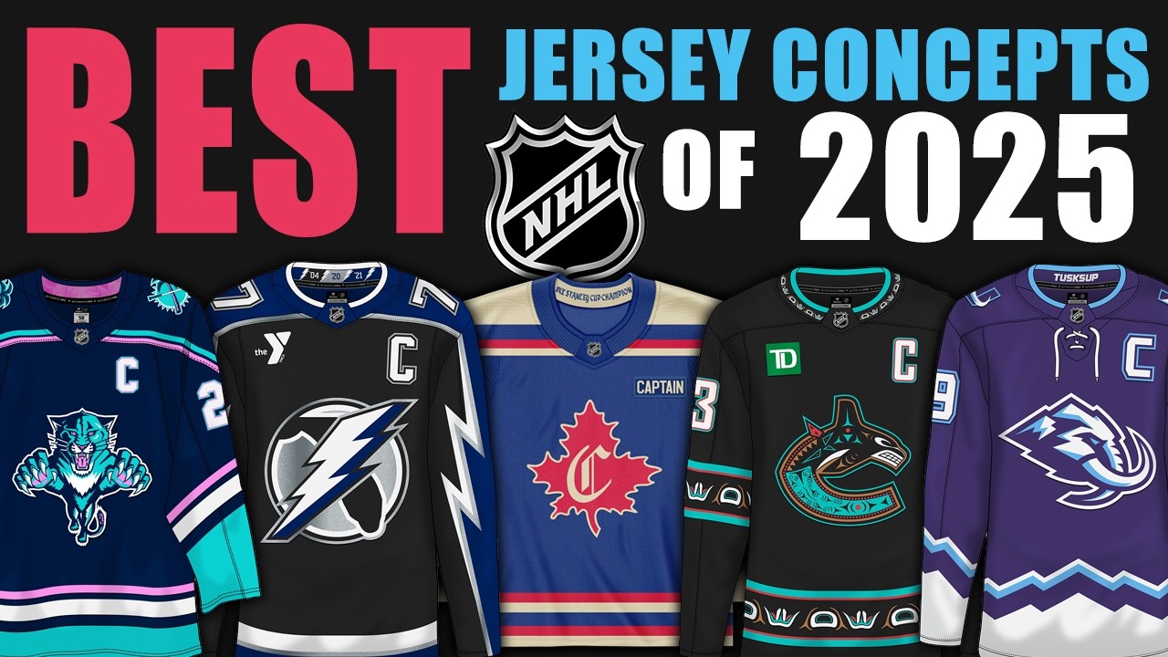 The BEST NHL Hockey Jersey Concepts of 2025