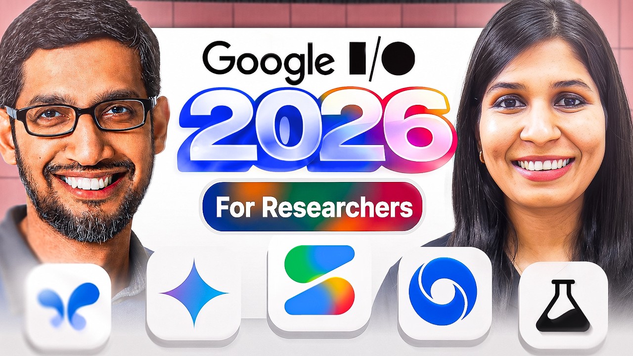 Google's NEW AI Tools for Researchers Will BLOW YOUR MIND! Google I/O 2026