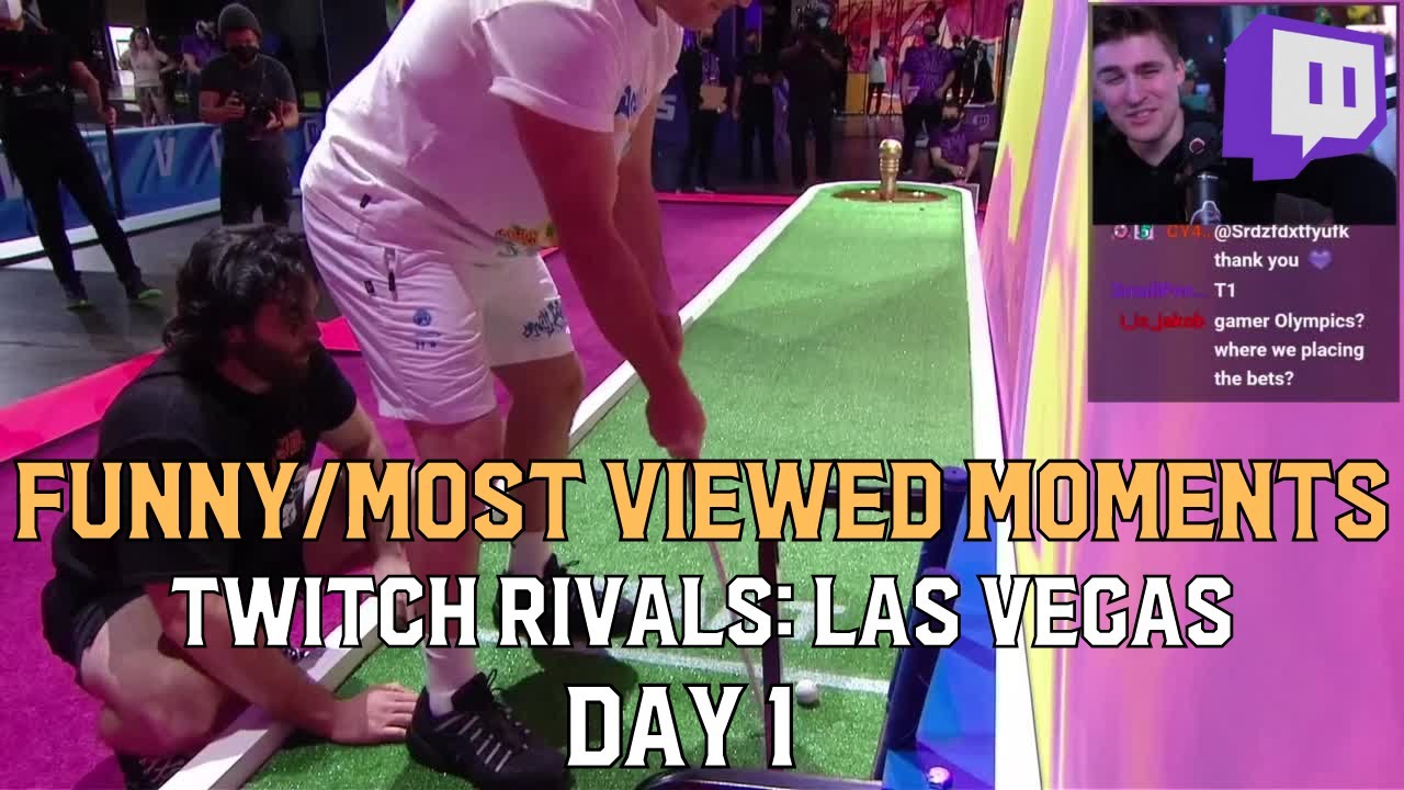 Best Most Viewed Moments From Twitch Rivals: Las Vegas Day 1 | with Chat