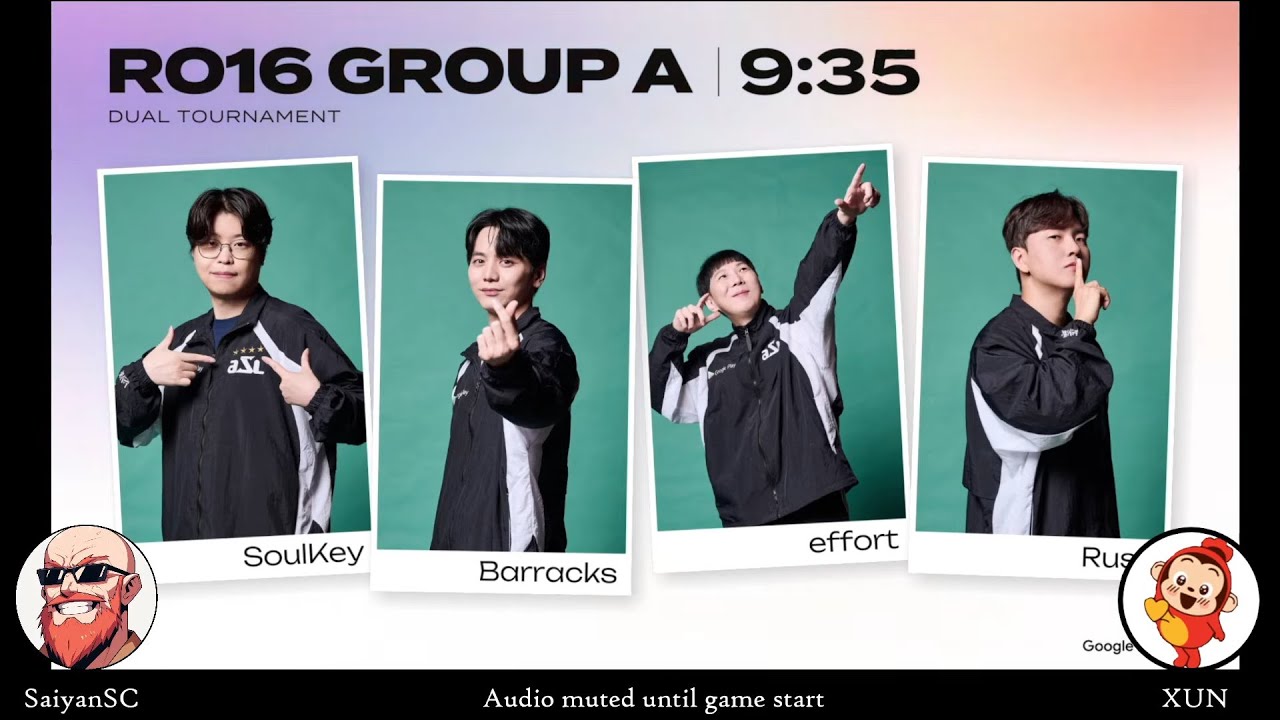 [ENG] ASL S20 Ro.16 Group A (Soulkey, Rush, Effort and Barracks) - ASL English (StarCastTV English)