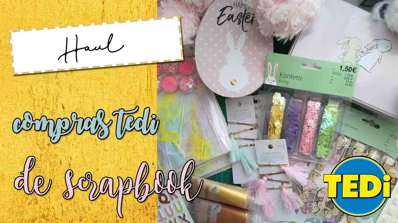 SUPER HAUL TEDI | COMPRAS SCRAPBOOK | 2020