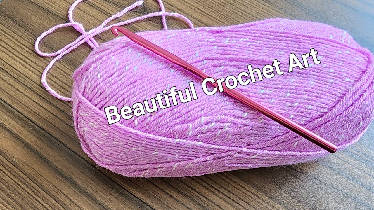 Beautiful Crochet Art stitch🎉 Easy and beautiful crochet pattern! crochet