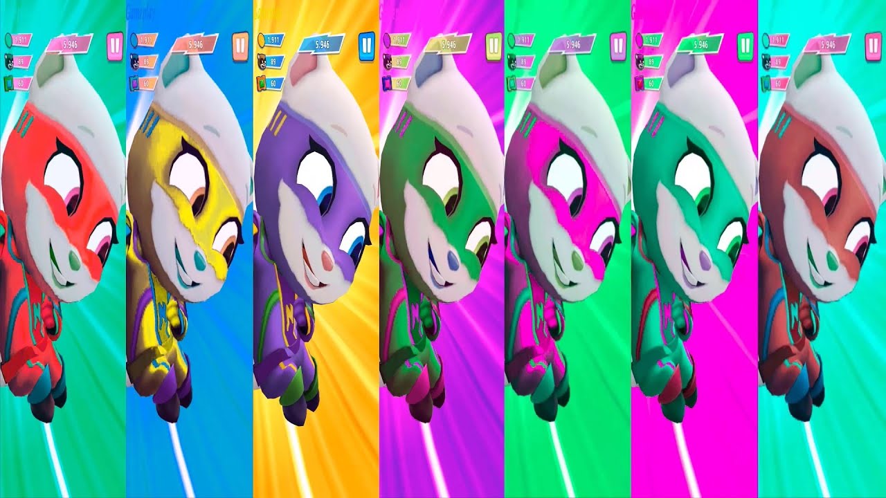 Colors Reaction Talking  Tom Hero Dash New Update 2025 SUPER ANGELA New Character Unlocked  Gameplay