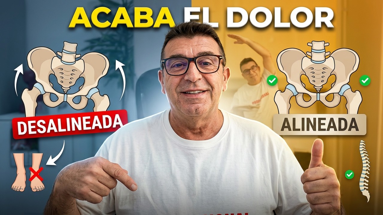 Como alinear la cadera, uno mismo o un acompañante.
