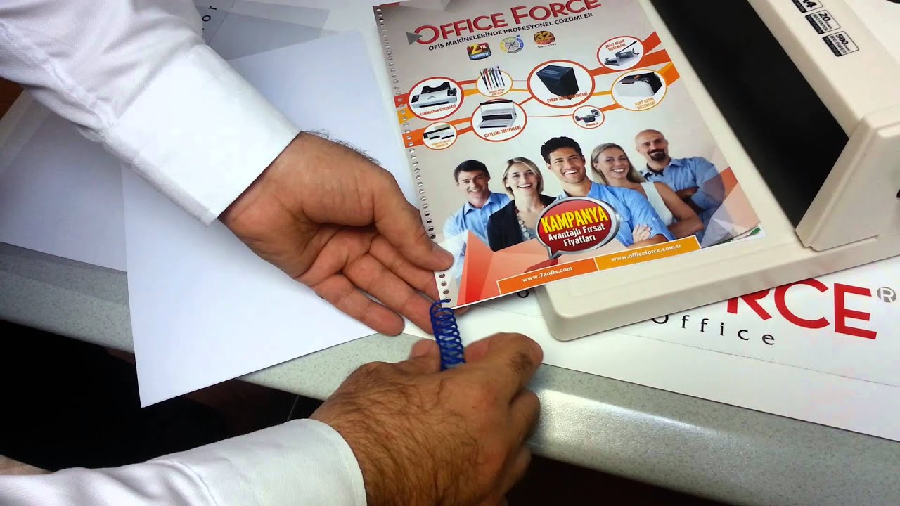 OFFICE FORCE S-20 HELEZON CİLT MAKİNESİ