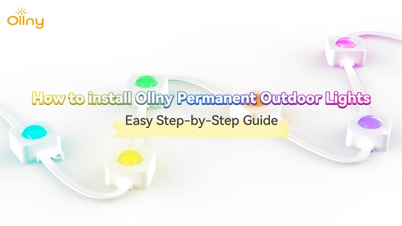 How to install Ollny Permanent Outdoor Lights | Easy Step-by-Step Guide