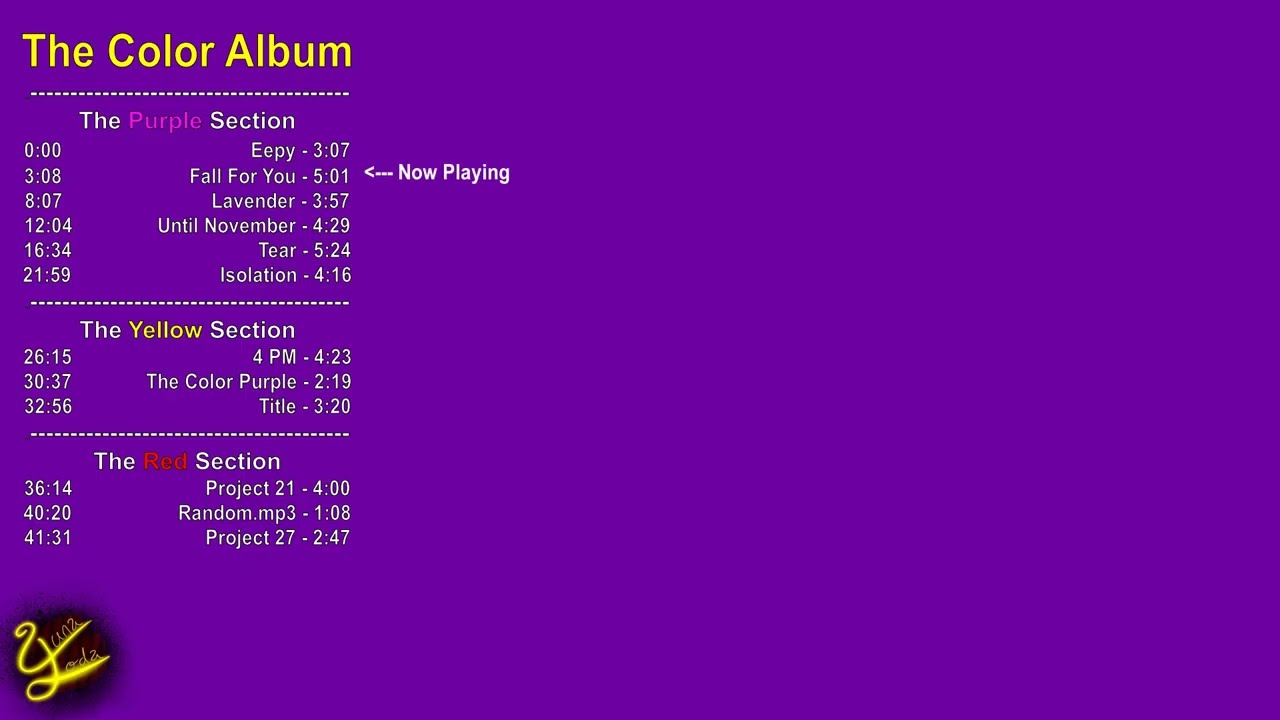 Yunasoda - The Color Album [FULL ALBUM]