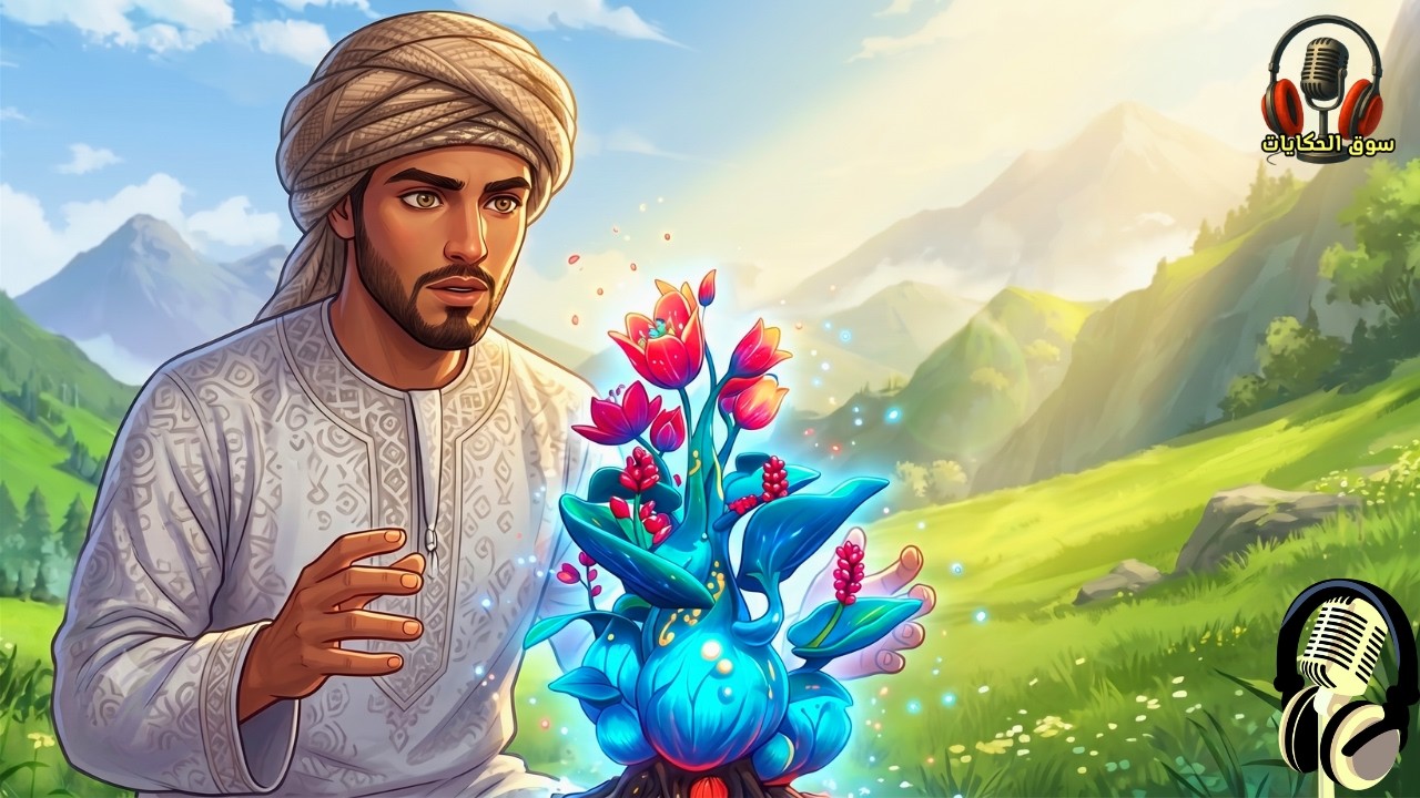 قصة ابن المزارع والنبتة العجيبة، من القصص الخيالية المشوقة قبل النوم، ضع السماعات واستمع،