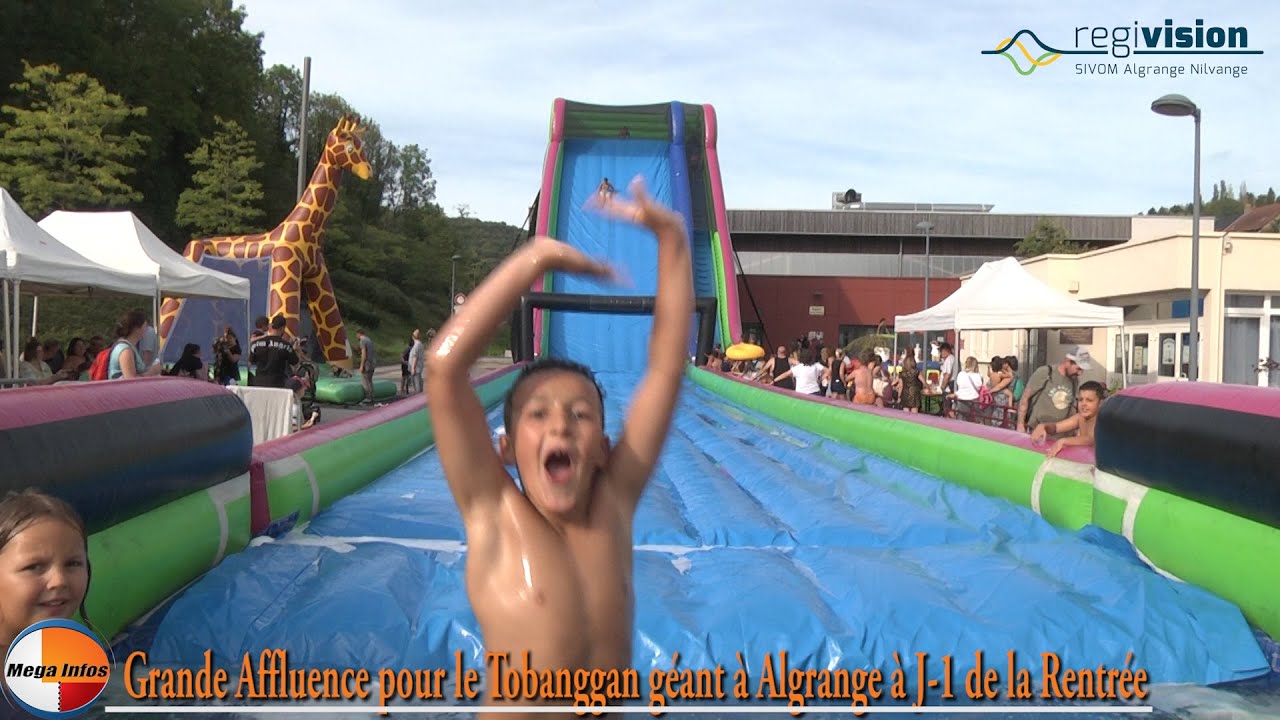 Grande Affluence pour le Tobanggan géant à Algrange à J-1 de la Rentrée