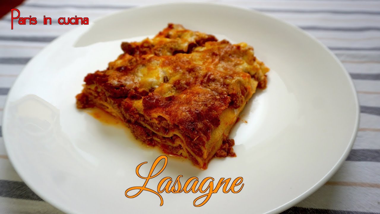 Lasagne al ragù senza besciamella (SUB ENG-FRA-ESP-GER)