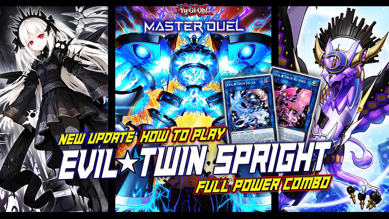 MASTER DUEL - HOW TO PLAY! EVIL★TWIN SPRIGHT WITH FREE STRUCTURE DECK - FULL POWER COMBO