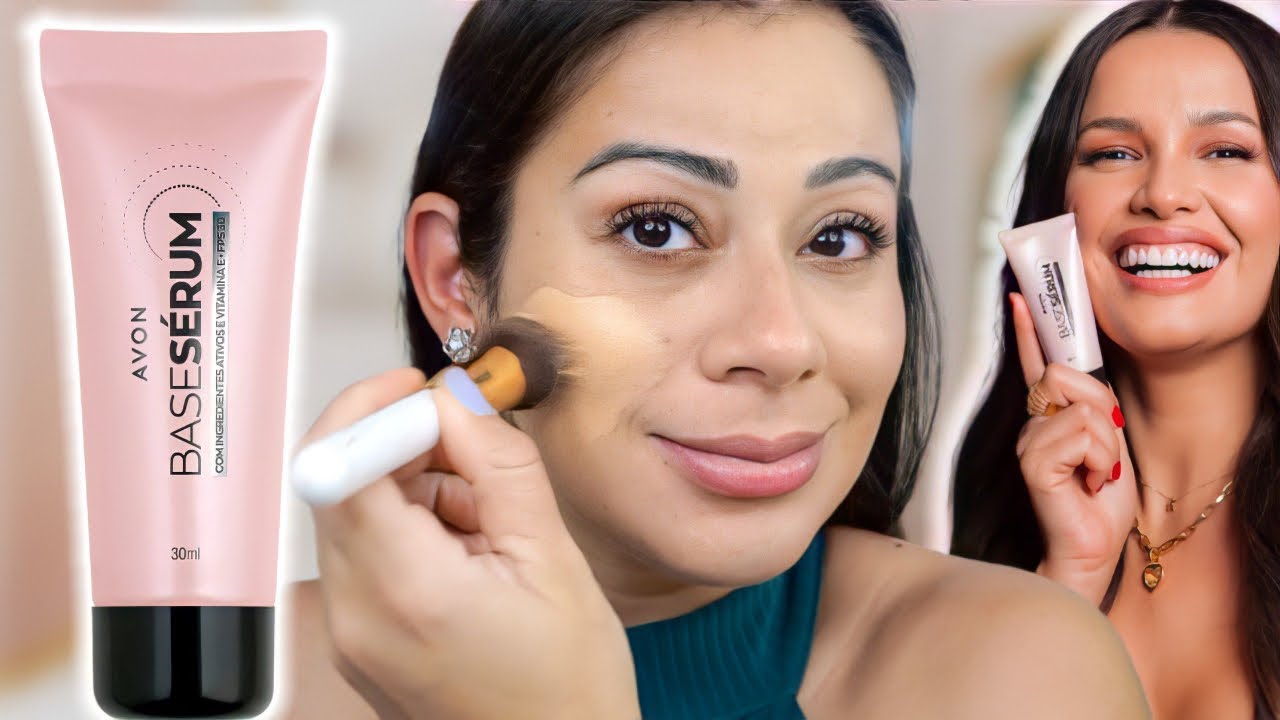 Testei a NOVA BASE SÉRUM da AVON