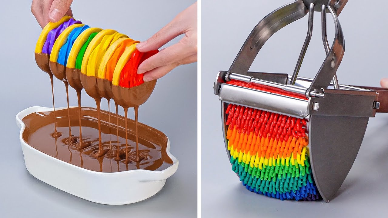 🌈 Awesome Rainbow Cake Decorating Ideas 🌈