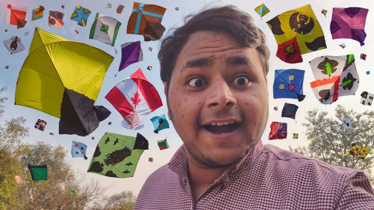 Big Yellow Kites Catching In Ground 😱 Kite Looting On Rooftop 🔥 | Gurmeet Gora Vlogs 