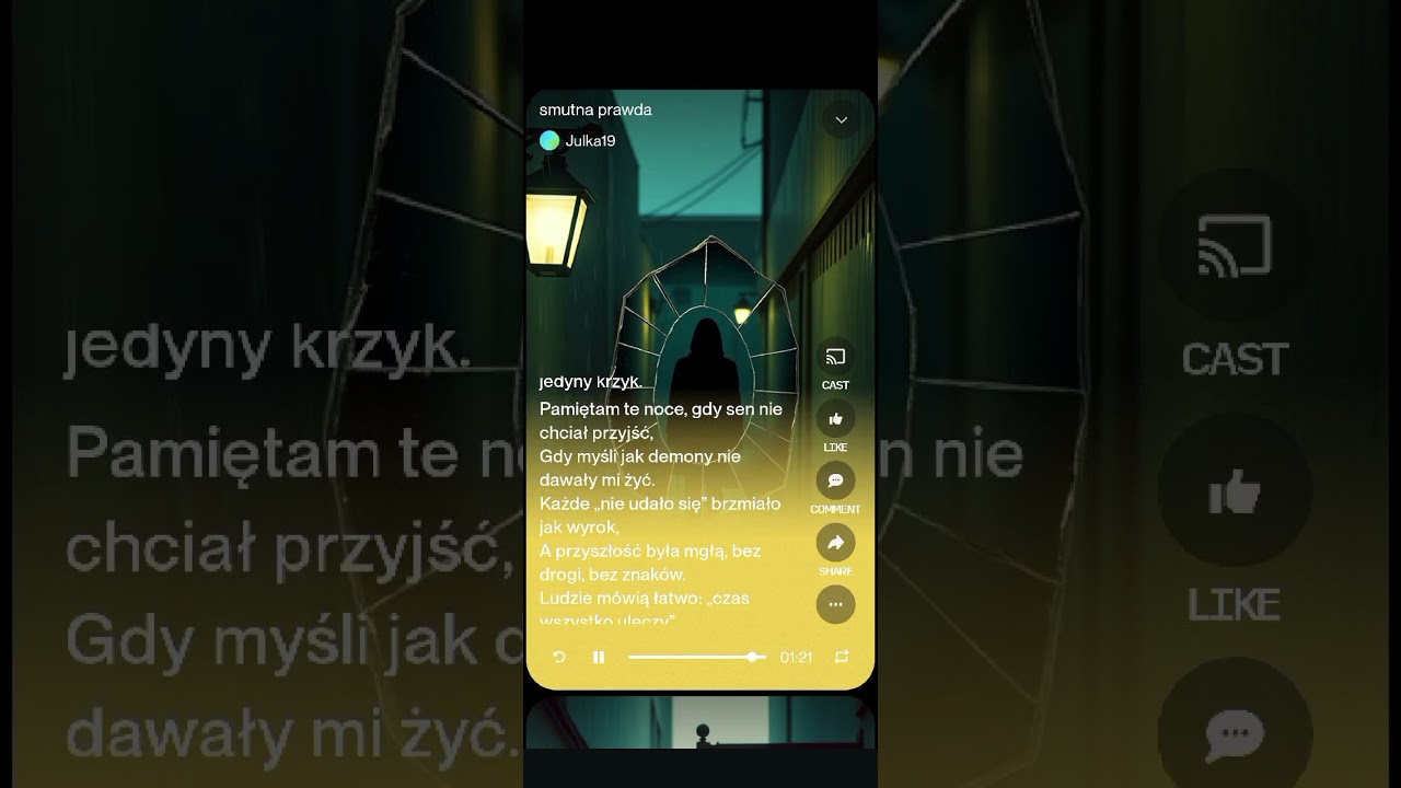 Budzi mnie cisza 
