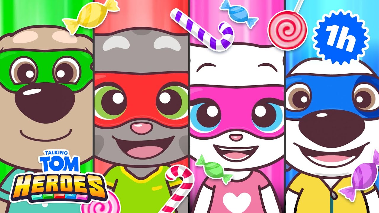 Heroes vs. Food 🥪 Talking Tom Heroes Compilation