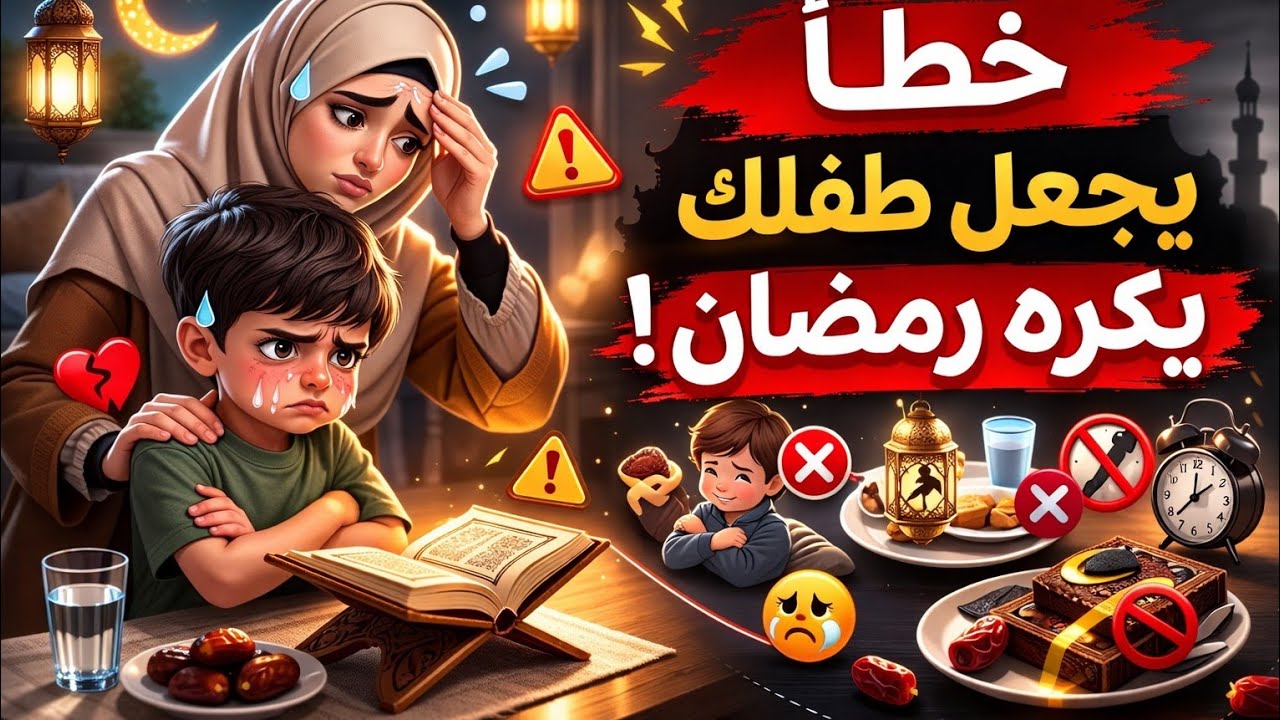أخطاء تجعل طفلك يكره رمضان دون أن تشعري