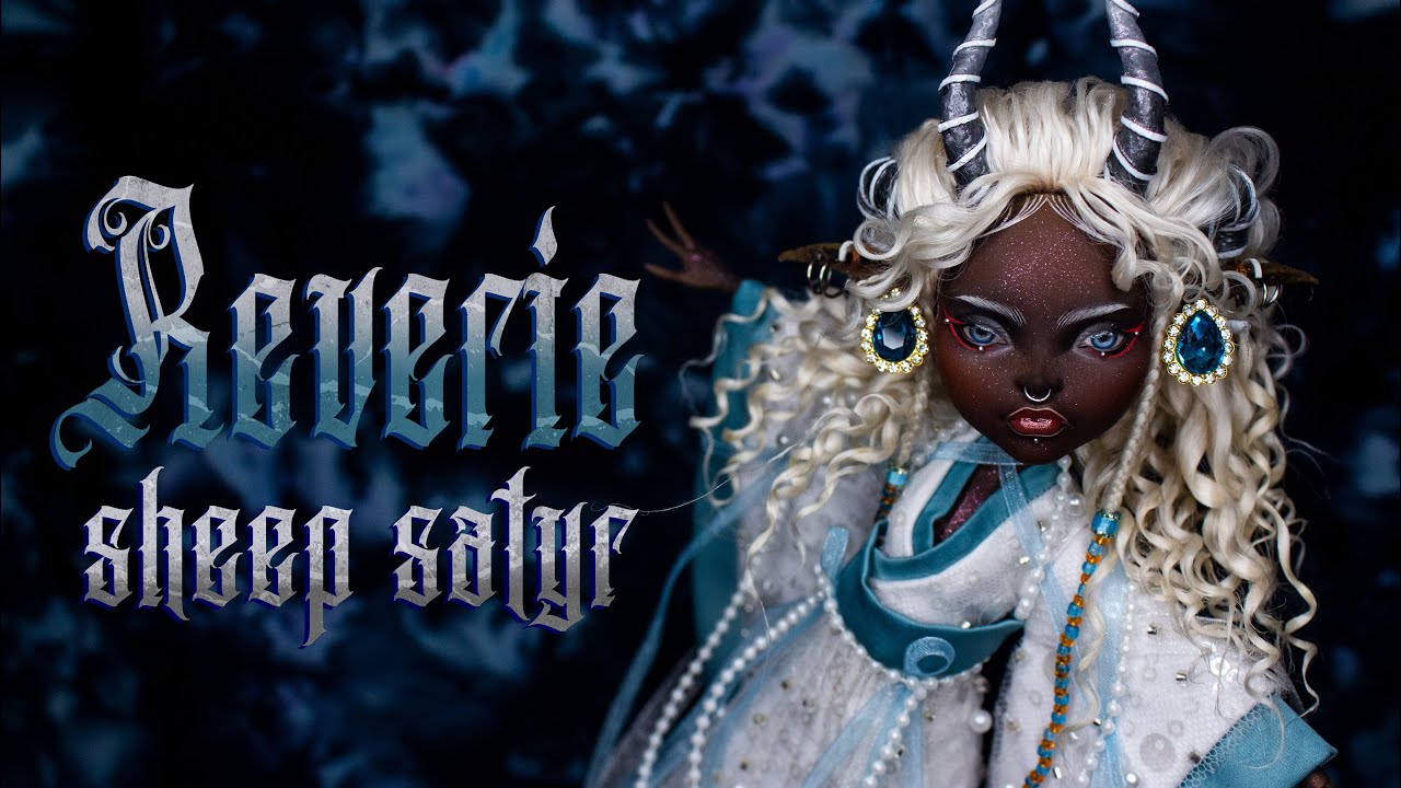 Reverie • Sheep Satyr • OOAK Custom Monster High Doll Repaint