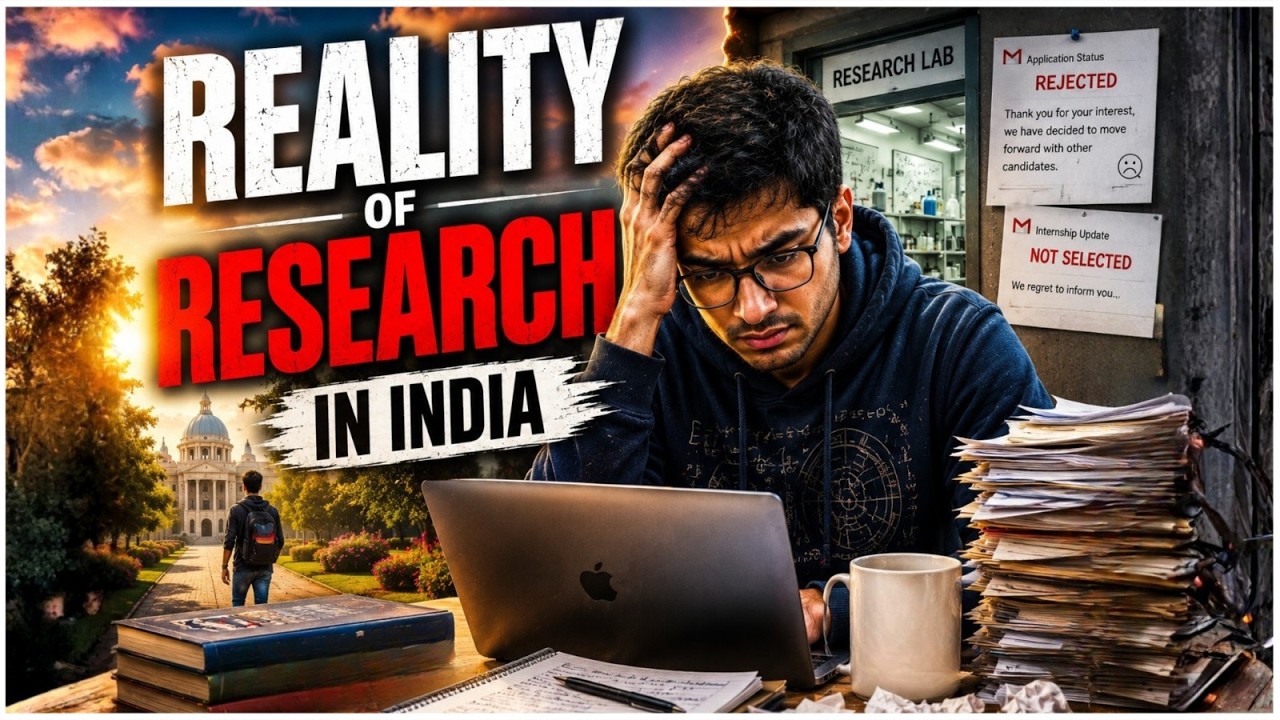 Reality of Research in India 🤯 Internships, Jobs & What No One Tells You 🔥