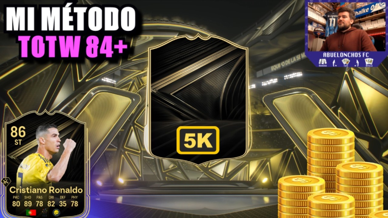 MI MÉTODO para los TOTW 84+ por 5k 🔥 Seguimos buscando a CRISTIANO 86 IF