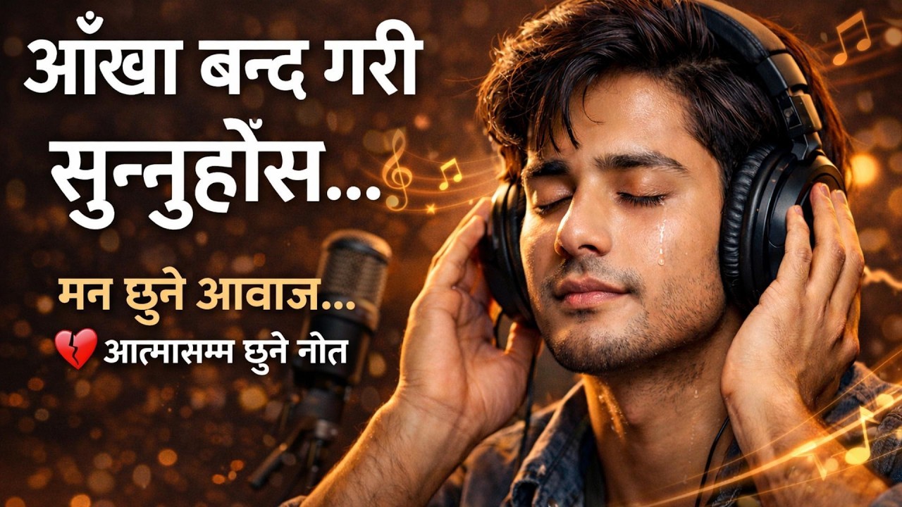 आँखा बन्द गरी सुनुहोस्… 😢 | मन छुने आवाज | AI Emotional Nepali Song | Nepali Sad Song