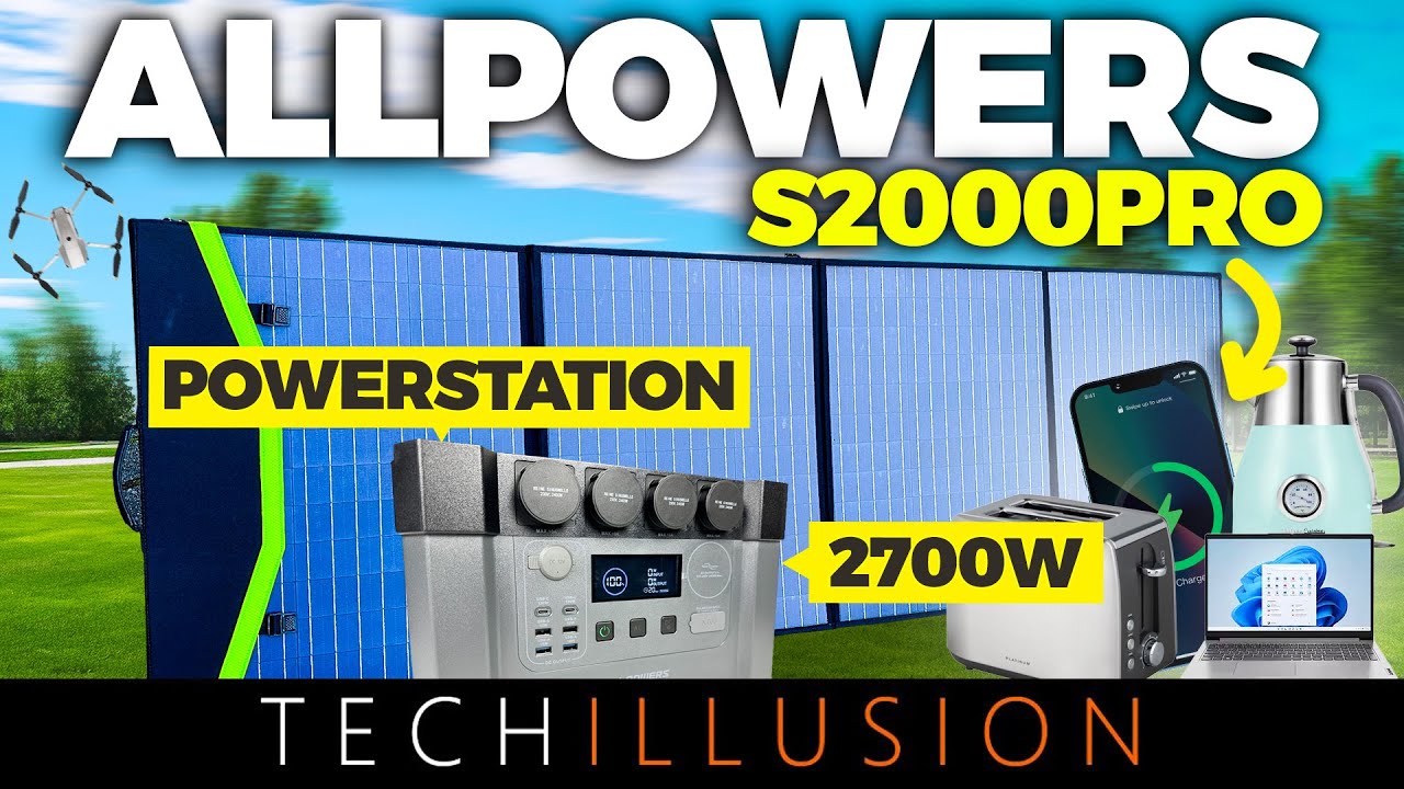 🔥BRUTAL POWER! - The great ALLPOWERS S2000 Pro Power Station in the test!😱🤩 - Review & Test
