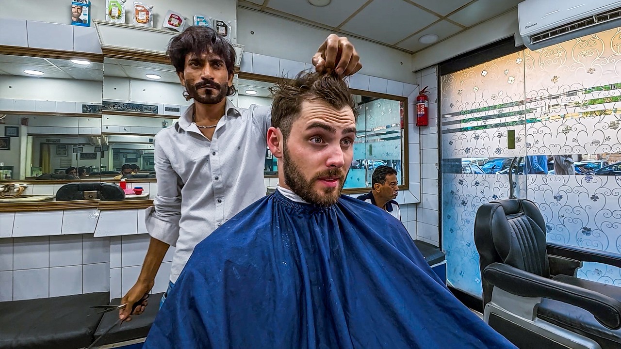 Бритье за ​​100 долларов в Карачи, Пакистан 🇵🇰