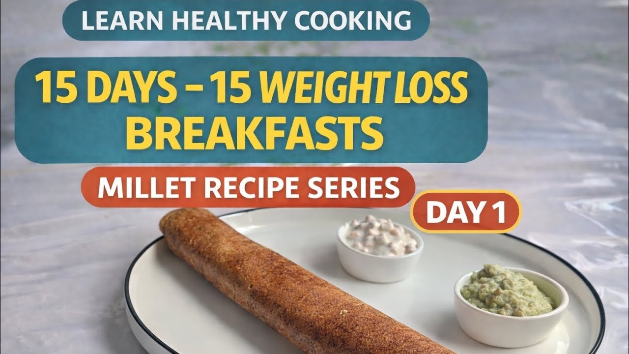 Free Online Healthy Millet Cooking Classes Day 1 | justdesiifit 
