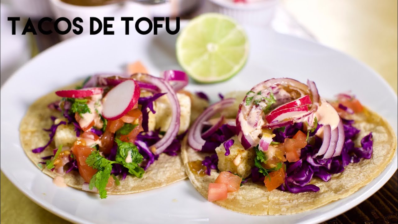 Deliciosos tacos veganos de TOFU🌱