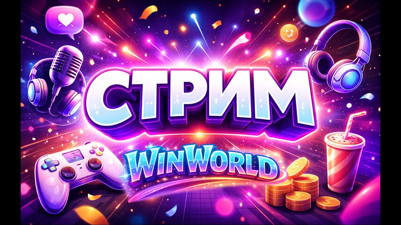 💥 СТРИМ НА ЛУЧШЕЙ КОПИИ REALLYWORLD | ИВЕНТЫ | WINWORLD 💥