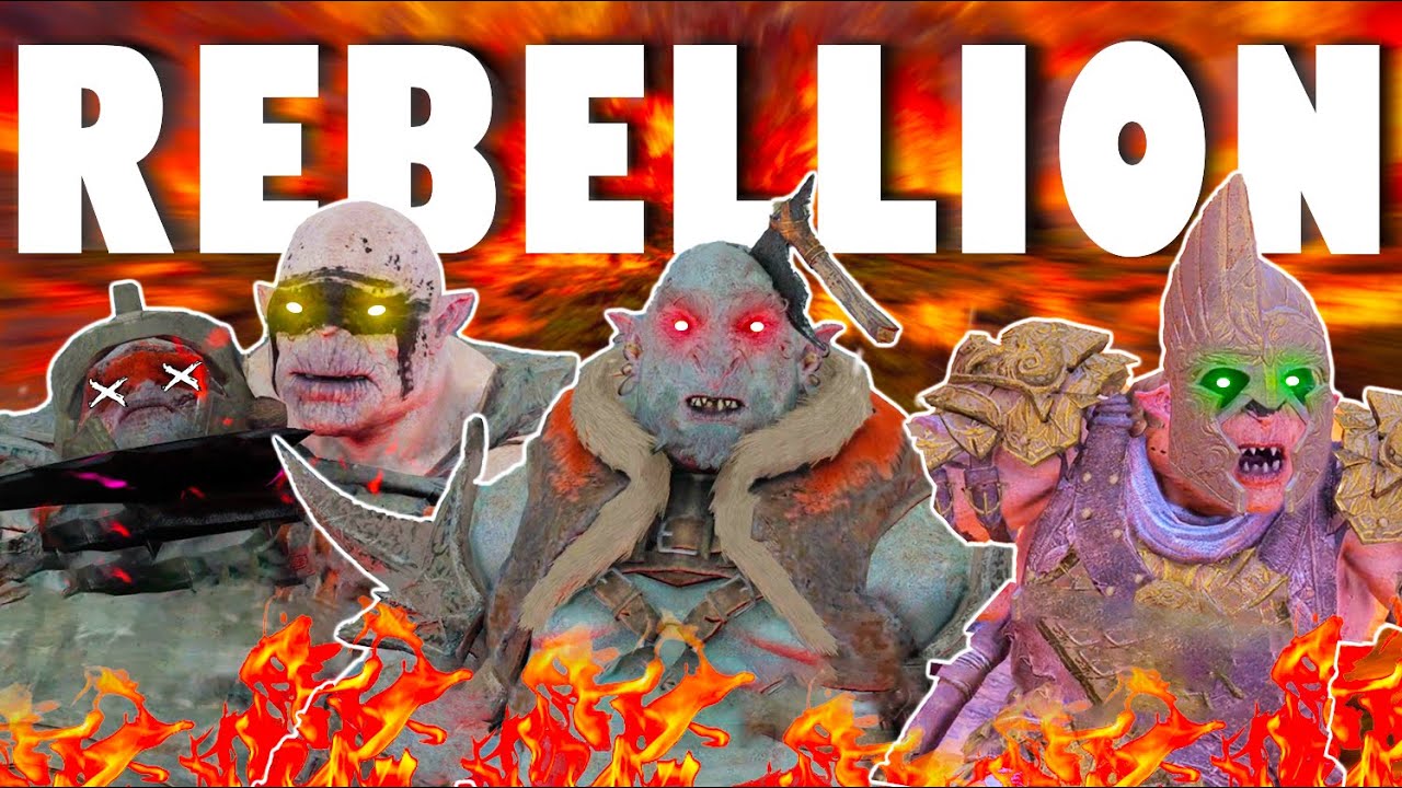 MY ORCS REBELLED AGAINST ME! 🔥 Full Story ⚔️ Middle Earth Shadow of War Gameplay Series