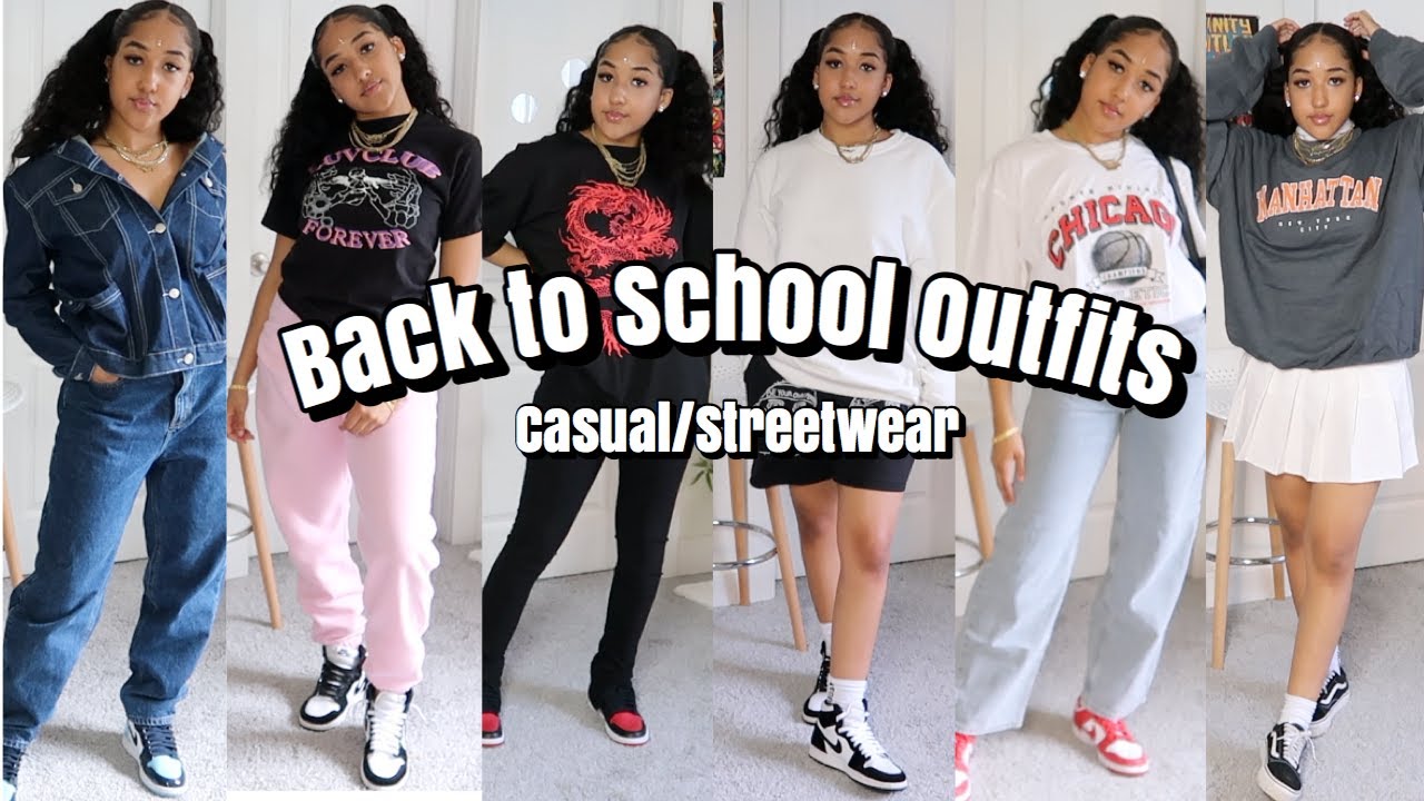 20 Back To School Outfits! Lookbook & Clothing Giveaway | Dress Code Friendly, Casual Fits