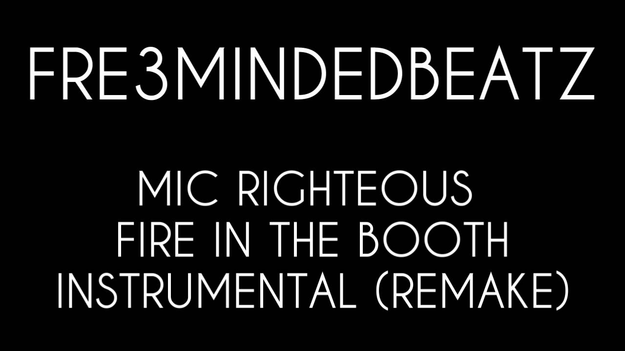 Fre3MindedBeatz - Mic Righteous Fire In The Booth Instrumental (Remake)
