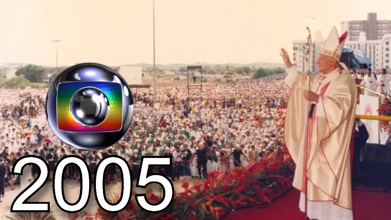 Programação rede Globo 2005 no dia Falecimento do Papa
