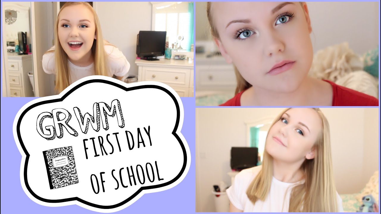 Get Ready With Me | First Day of School❤